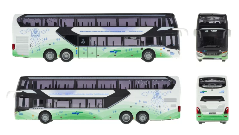 BKW/NVV Modellbus Setra S531DT - Linie 500 Bad Wildungen
