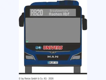 MAN Lions City 12C - Univers Reisen - RB20 Aachen Hbf