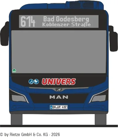 MAN Lions City 12C - Univers Reisen - 614 Bad Godesberg