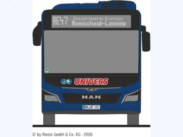 MAN Lions City 12C - Univers Reisen - RE47 Remscheid-Lennep