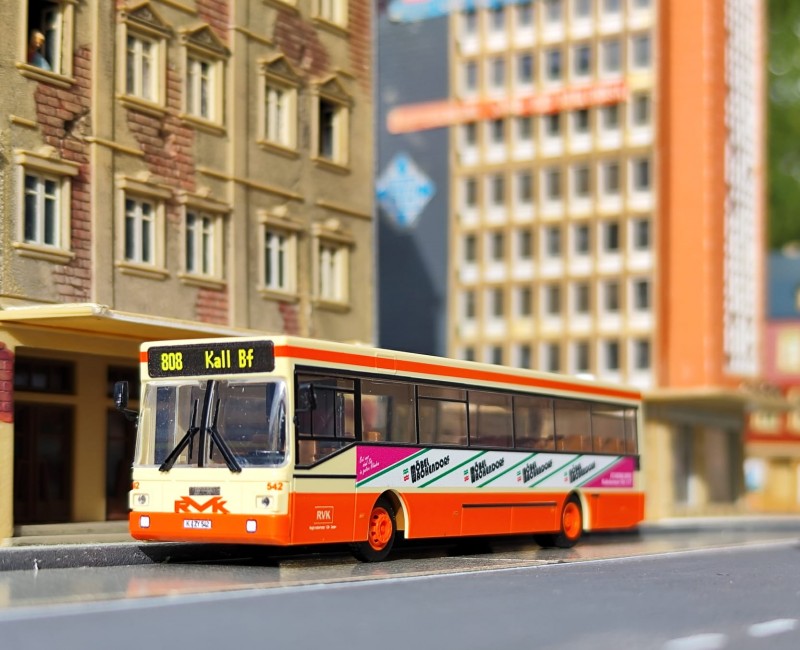 RVK MAN SL 202 - Sondermodell Linie 808 Kall Bf Wagen 542 (Werbung Möbel Wachendorf)