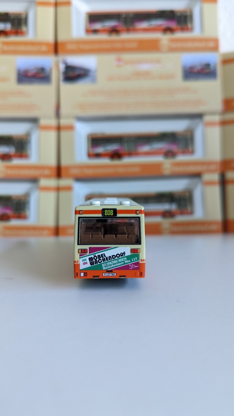 RVK MAN SL 202 - Sondermodell Linie 808 Kall Bf Wagen 542 (Werbung Möbel Wachendorf)