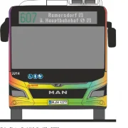 SWB MAN 12C - Bonn bleibt bunt - Linie 607 Ramersdorf