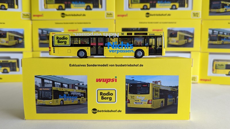 wupsi MAN Lions City - Modellbus Radio Berg Linie 427 Weiden
